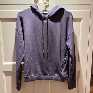 Lululemon womens cropped dark grey hoodie